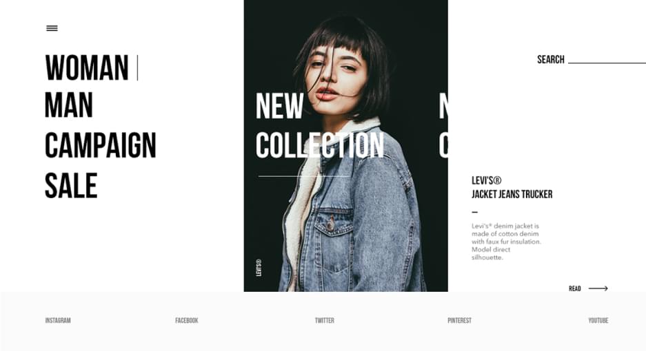 Levi's Website